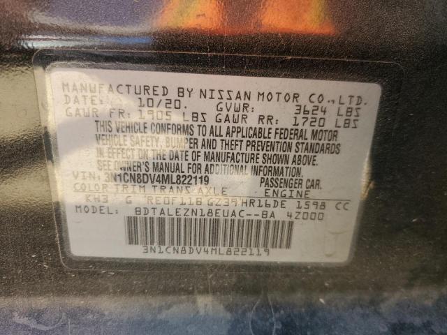 2021 NISSAN VERSA S - 3N1CN8DV4ML822119