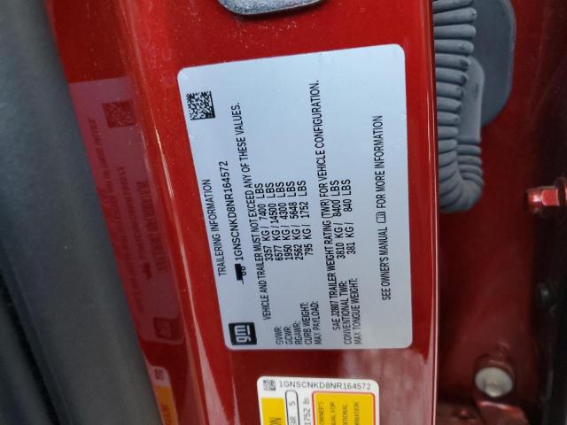 2022 CHEVROLET TAHOE C150 - 1GNSCNKD8NR164572