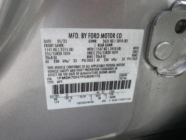 2023 FORD EXPLORER X - 1FMSK7DH7PGB08172