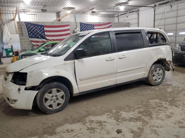 DODGE CARAVAN 2009 white  flexible fuel 1D8HN44E29B504442 photo #1