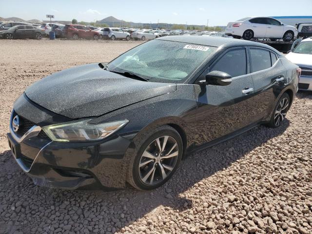 NISSAN MAXIMA 3.5 2018 black  gas 1N4AA6AP5JC386906 photo #1