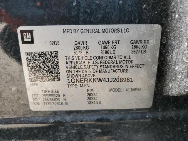 2018 CHEVROLET TRAVERSE P - 1GNERKKW4JJ208961