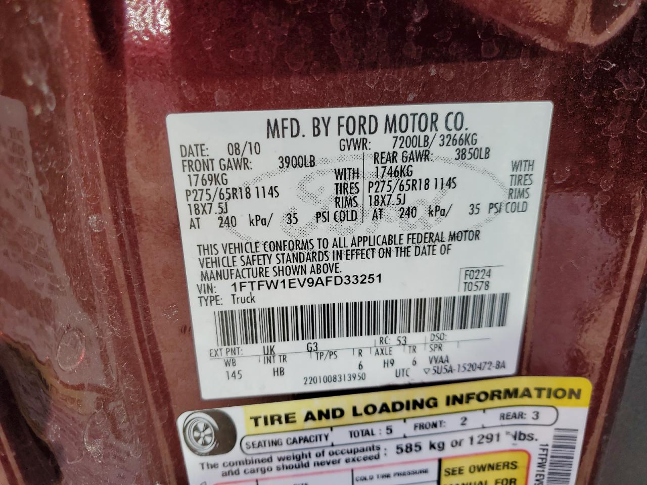 FORD F-150 SUPERCREW