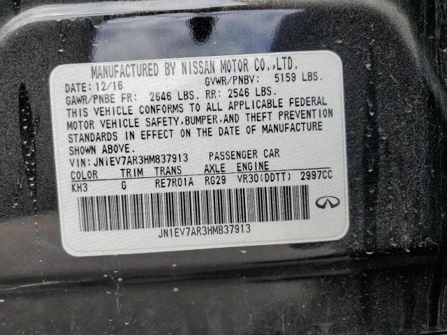 2017 INFINITI Q50 PREMIU - JN1EV7AR3HM837913
