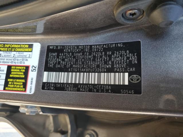 2023 TOYOTA CAMRY SE N - 4T1G11AK8PU732604