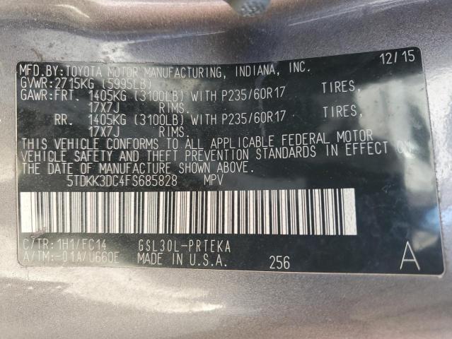 2015 TOYOTA SIENNA LE - 5TDKK3DC4FS685828