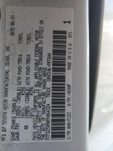 2021 TOYOTA TACOMA DOU - 5TFDZ5BN0MX064324