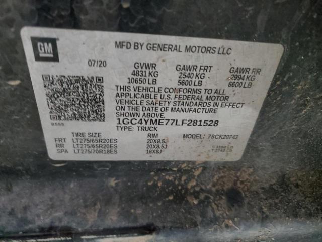 2020 CHEVROLET 2500 - 1GC4YME77LF281528