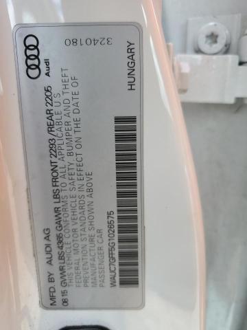 2016 AUDI A3 PREMIUM - WAUC7GFF5G1026575