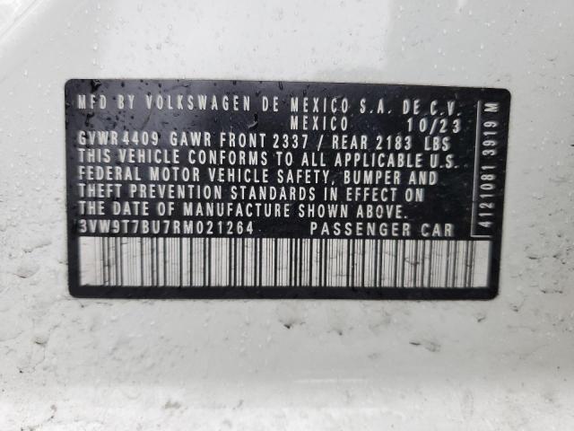 2024 VOLKSWAGEN JETTA 40TH 3VW9T7BU7RM021264