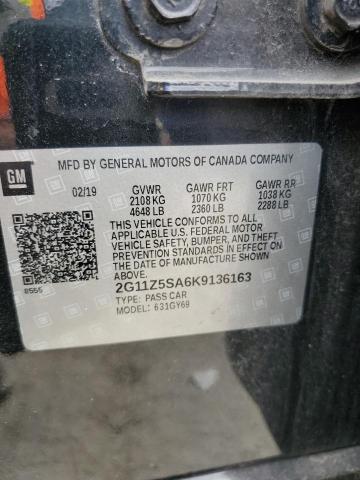 2019 CHEVROLET IMPALA LT - 2G11Z5SA6K9136163