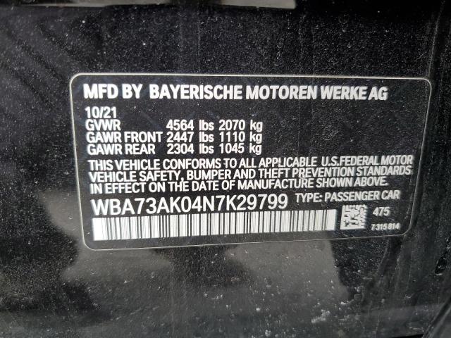 2022 BMW 228XI - WBA73AK04N7K29799