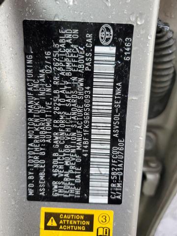2016 TOYOTA CAMRY LE - 4T4BF1FK9GR560934