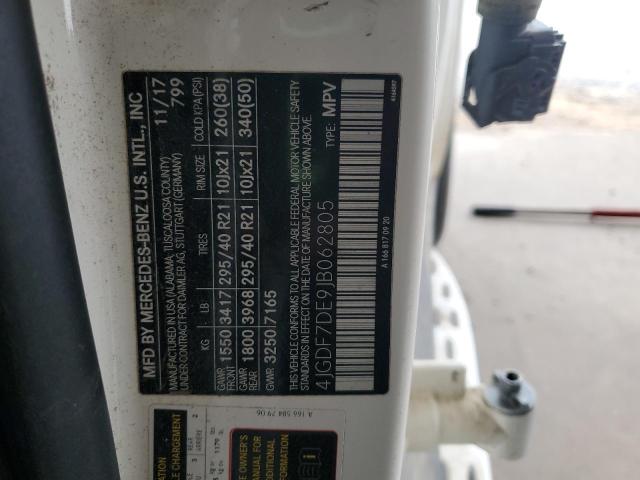 2018 MERCEDES-BENZ GLS 550 4M 4JGDF7DE9JB062805