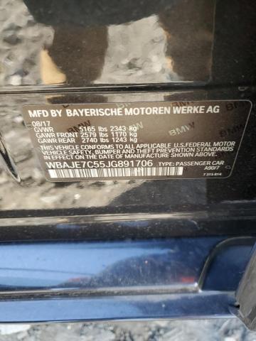 2018 BMW 540 XI WBAJE7C55JG891706