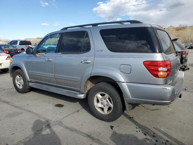 TOYOTA SEQUOIA SR 2001 silver  gas 5TDBT44A91S045267 photo #3