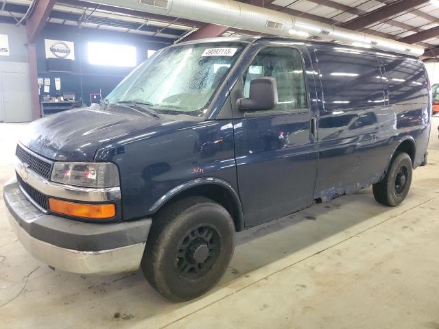CHEVROLET EXPRESS G2 2010 blue  flexible fuel 1GCZGFBA0A1117942 photo #1