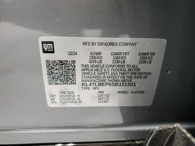 2025 BUICK ENVISTA SP KL47LBEP6SB151501