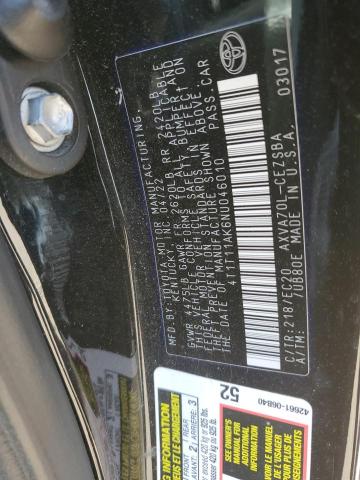 2022 TOYOTA CAMRY SE - 4T1T11AK6NU046010