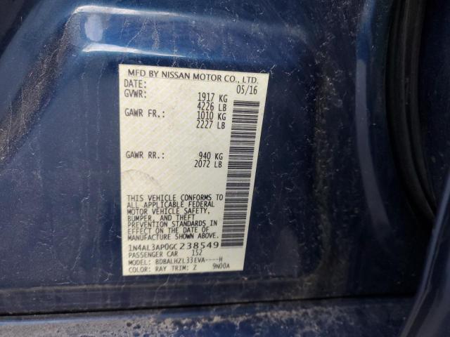 2016 NISSAN ALTIMA 2.5 - 1N4AL3AP0GC238549