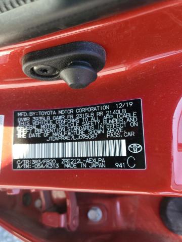 2020 TOYOTA COROLLA LE - JTDVPRAE7LJ095087