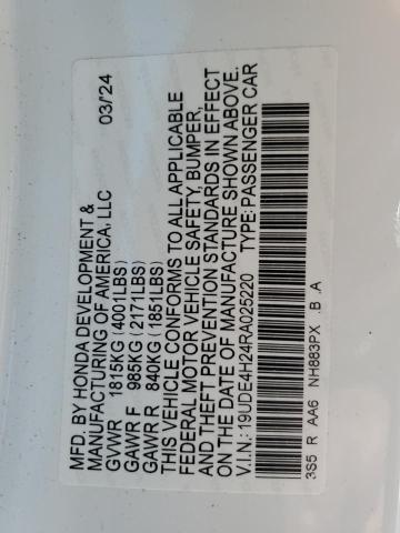 2024 ACURA INTEGRA 19UDE4H24RA025220