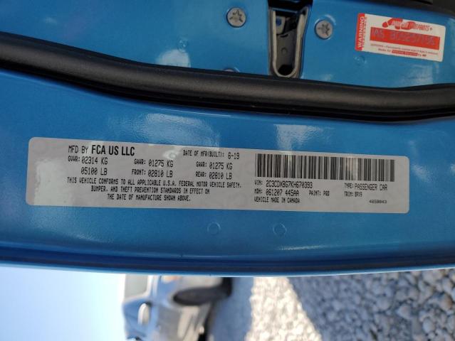2019 DODGE CHARGER SX 2C3CDXBG7KH670393