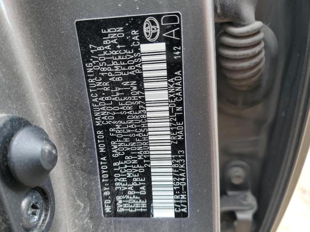 2017 TOYOTA COROLLA L - 2T1BURHE5HC837717