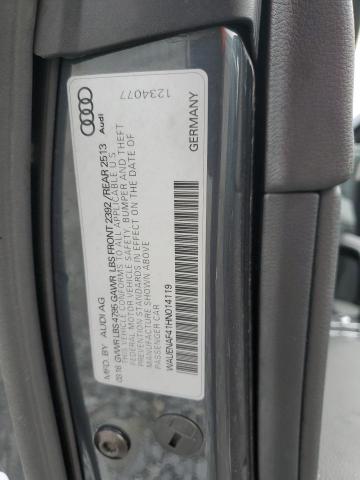 2017 AUDI A4 PREMIUM WAUENAF41HN014119