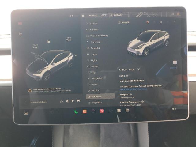 2023 TESLA MODEL Y 7SAYGDED1PF956023