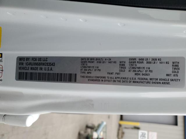 2024 JEEP WRANGLER 4 1C4RJXN68RW283543