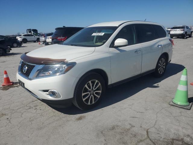 NISSAN PATHFINDER 2013 white  gas 5N1AR2MMXDC601919 photo #1