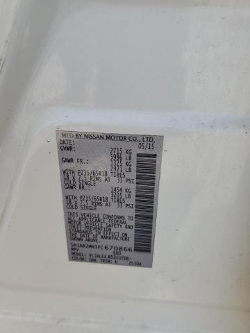 2015 NISSAN PATHFINDER - 5N1AR2MN3FC670866