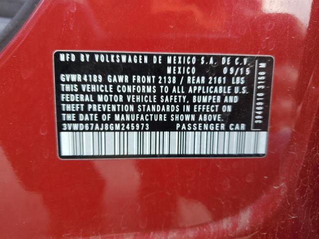 2016 VOLKSWAGEN JETTA SE - 3VWD67AJ8GM245973