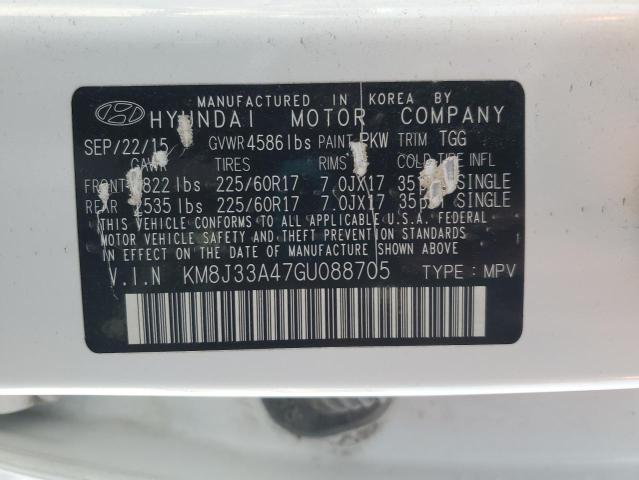 2016 HYUNDAI TUCSON LIM - KM8J33A47GU088705