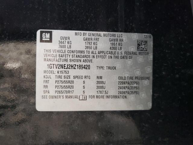 2017 GMC SIERRA - 1GTV2NEJ2HZ189420