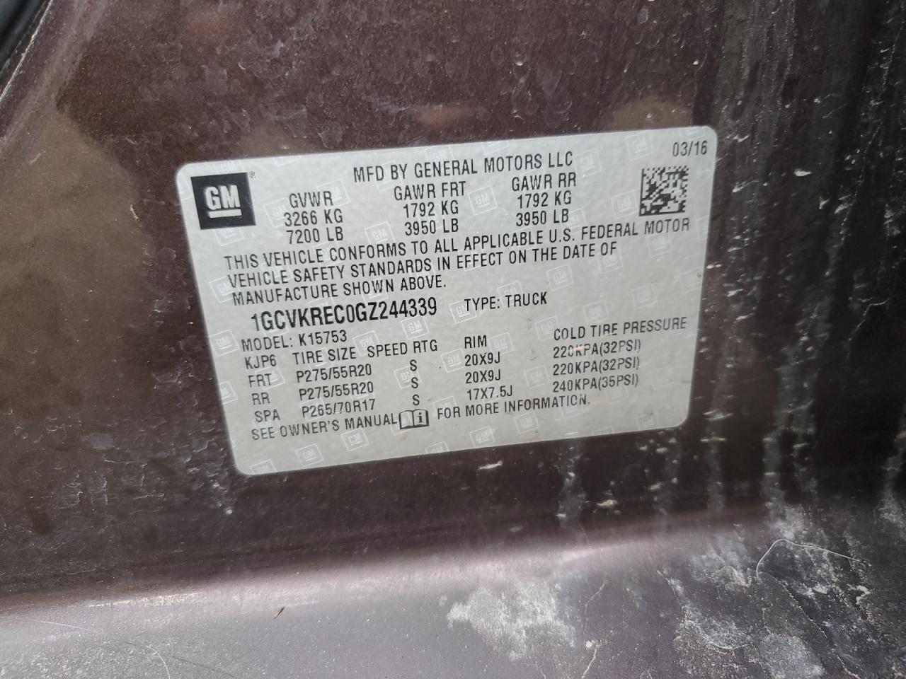 CHEVROLET SILVERADO K1500 LT