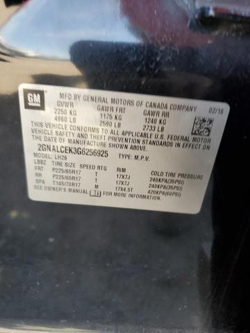 2016 CHEVROLET EQUINOX LT - 2GNALCEK3G6256925