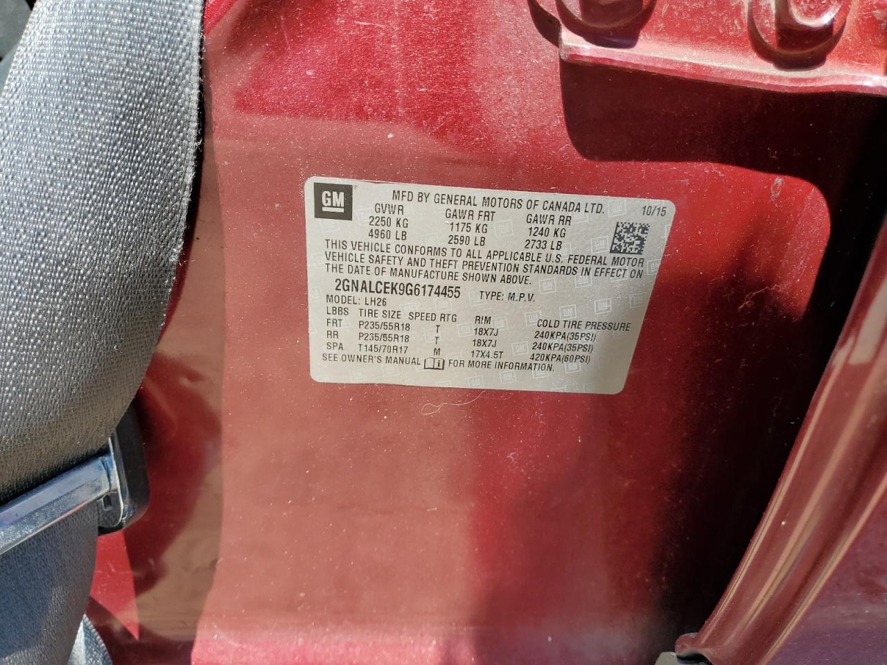 CHEVROLET EQUINOX LT