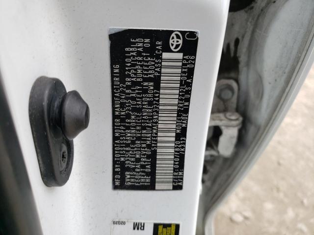 2022 TOYOTA COROLLA LE - 5YFEPMAE9NP327447