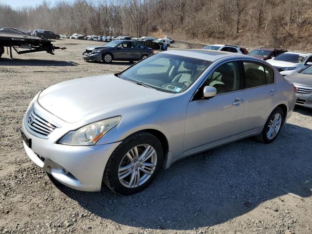 INFINITI G25 2011 silver  gas JN1DV6AR1BM653017 photo #1