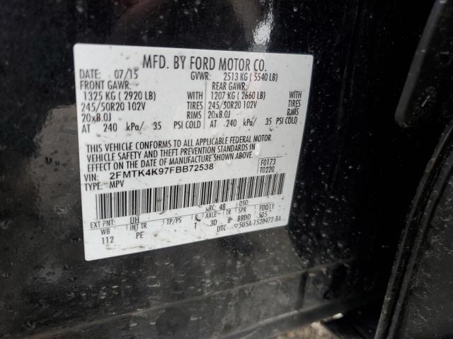 2015 FORD EDGE TITAN - 2FMTK4K97FBB72538