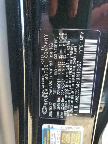 2017 HYUNDAI TUCSON SE - KM8J23A43HU410597