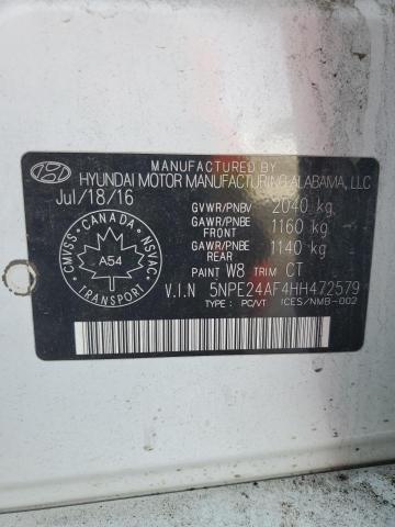2017 HYUNDAI SONATA SE - 5NPE24AF4HH472579