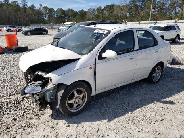 CHEVROLET AVEO LS 2004 white  gas KL1TJ52674B257845 photo #1