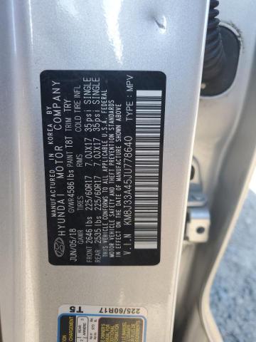 2018 HYUNDAI TUCSON SEL - KM8J33A45JU778640