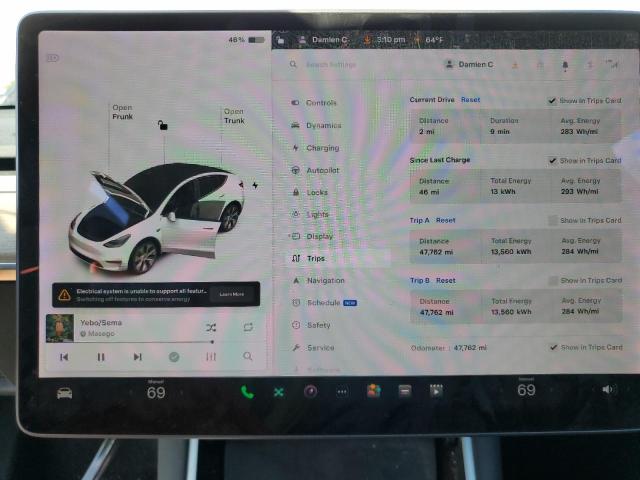 2021 TESLA MODEL Y - 5YJYGDEE6MF086349