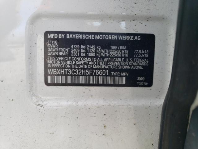 2017 BMW X1 XDRIVE2 - WBXHT3C32H5F76601