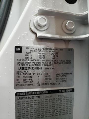 2018 BUICK ENVISION E - LRBFX2SA4JD017240
