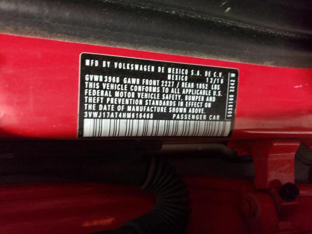 2017 VOLKSWAGEN BEETLE SE 3VWJ17AT4HM616468